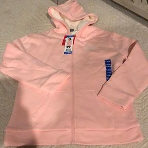 Puma fleece jacket for girls size L 14/16